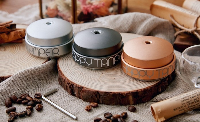 Happy Tamper – černý, 58,45 mm | Lázeňská káva